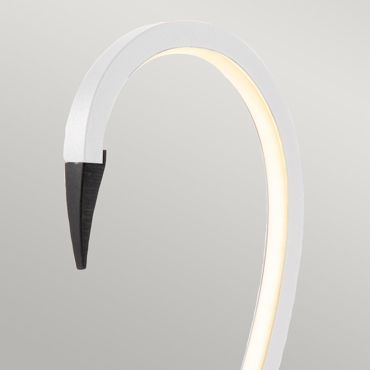 Elstead Lighting - FLAMINGO-TL-WHT - Elstead Lighting Table Lamp from the Flamingo range. Flamingo LED Table Lamp - White Product Code = FLAMINGO-TL-WHT