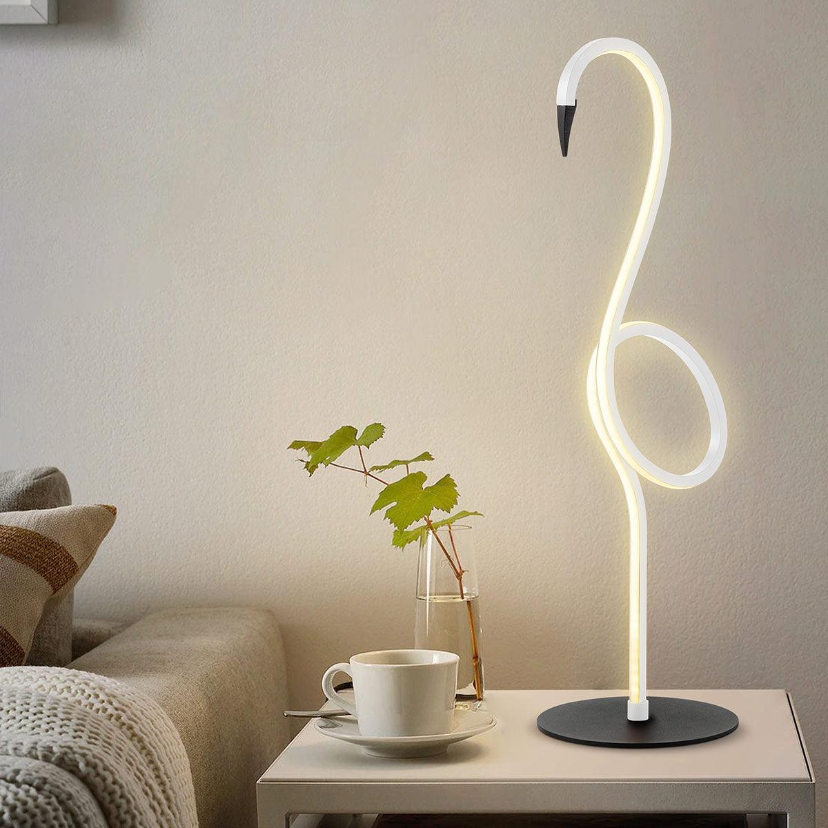 Elstead Lighting - FLAMINGO-TL-WHT - Elstead Lighting Table Lamp from the Flamingo range. Flamingo LED Table Lamp - White Product Code = FLAMINGO-TL-WHT