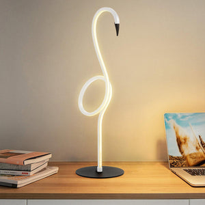 Elstead Lighting - FLAMINGO-TL-WHT - Elstead Lighting Table Lamp from the Flamingo range. Flamingo LED Table Lamp - White Product Code = FLAMINGO-TL-WHT