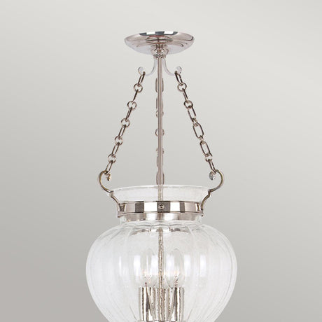 Elstead Lighting - FP-P-M-POL-NCKL - Elstead Lighting Pendant from the Finsbury Park range. Finsbury Park 3 Light Medium Pendant Product Code = FP-P-M-POL-NCKL