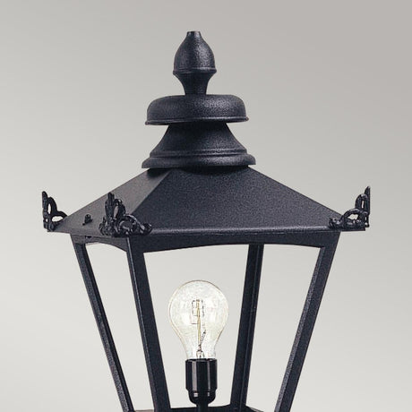 Elstead Lighting - GL1-BLACK - Elstead Lighting Lamp Post from the Grampian range. Grampian 1 Light Lamp Head Only Product Code = GL1-BLACK