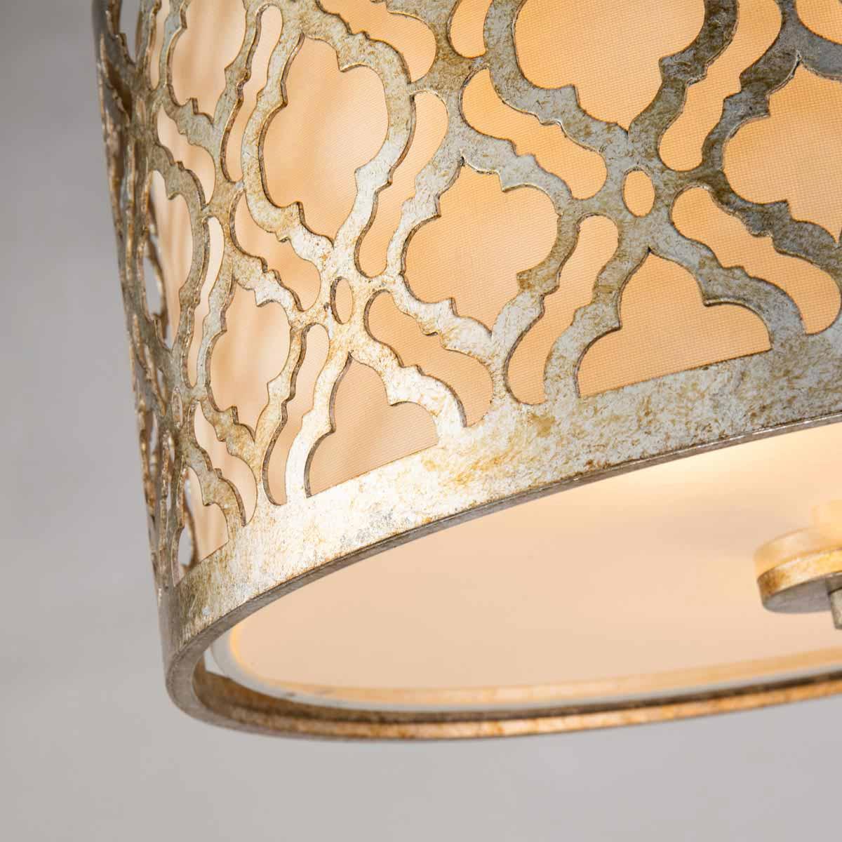 Elstead Lighting - GN-ARABELLA-F - Gilded Nola Ceiling Flush from the Arabella range. Arabella 2 Light Flush Product Code = GN-ARABELLA-F