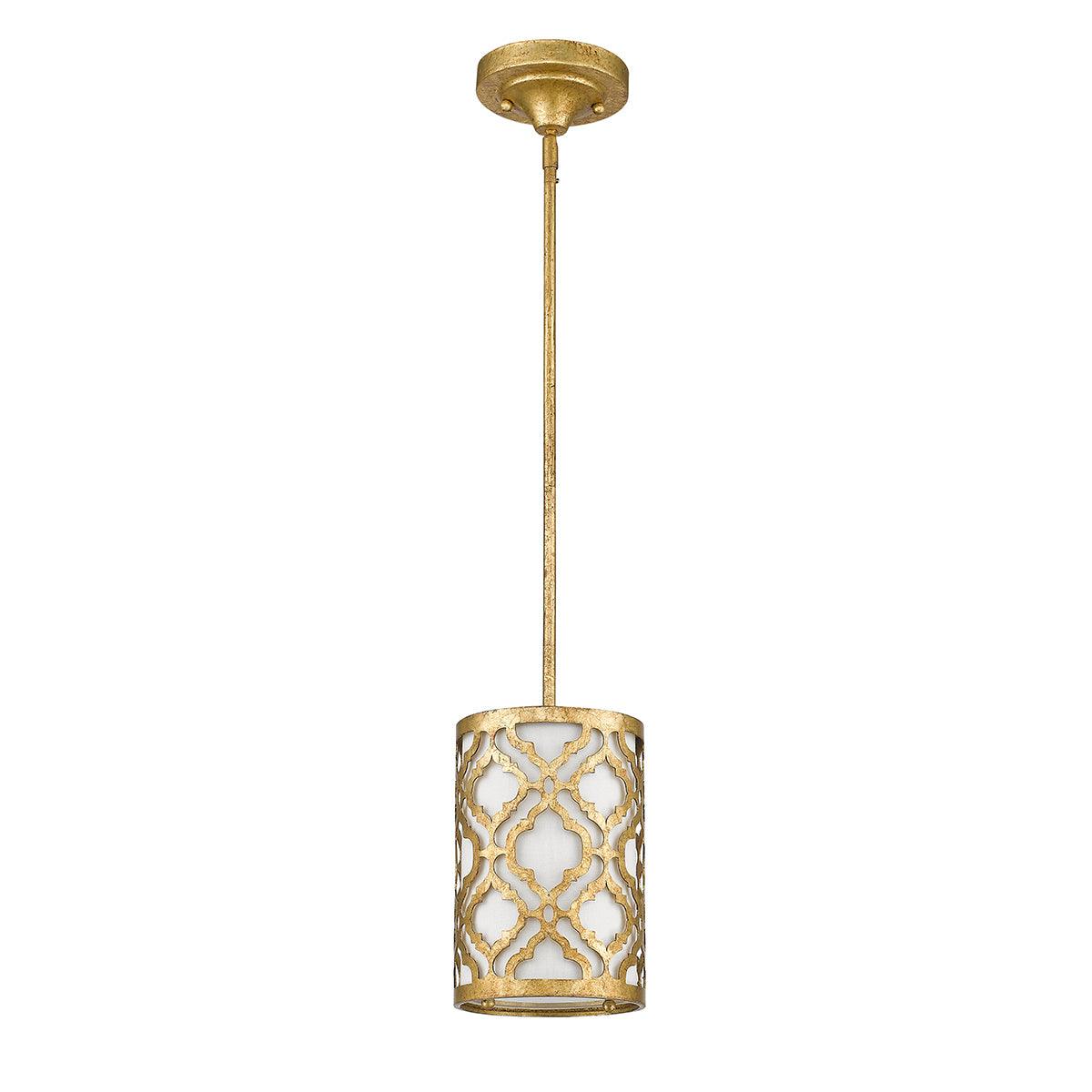 Elstead Lighting - GN-ARABELLA-MP - Gilded Nola Pendant from the Arabella range. Arabella 1 Light Duo-Mount Mini Pendant Product Code = GN-ARABELLA-MP