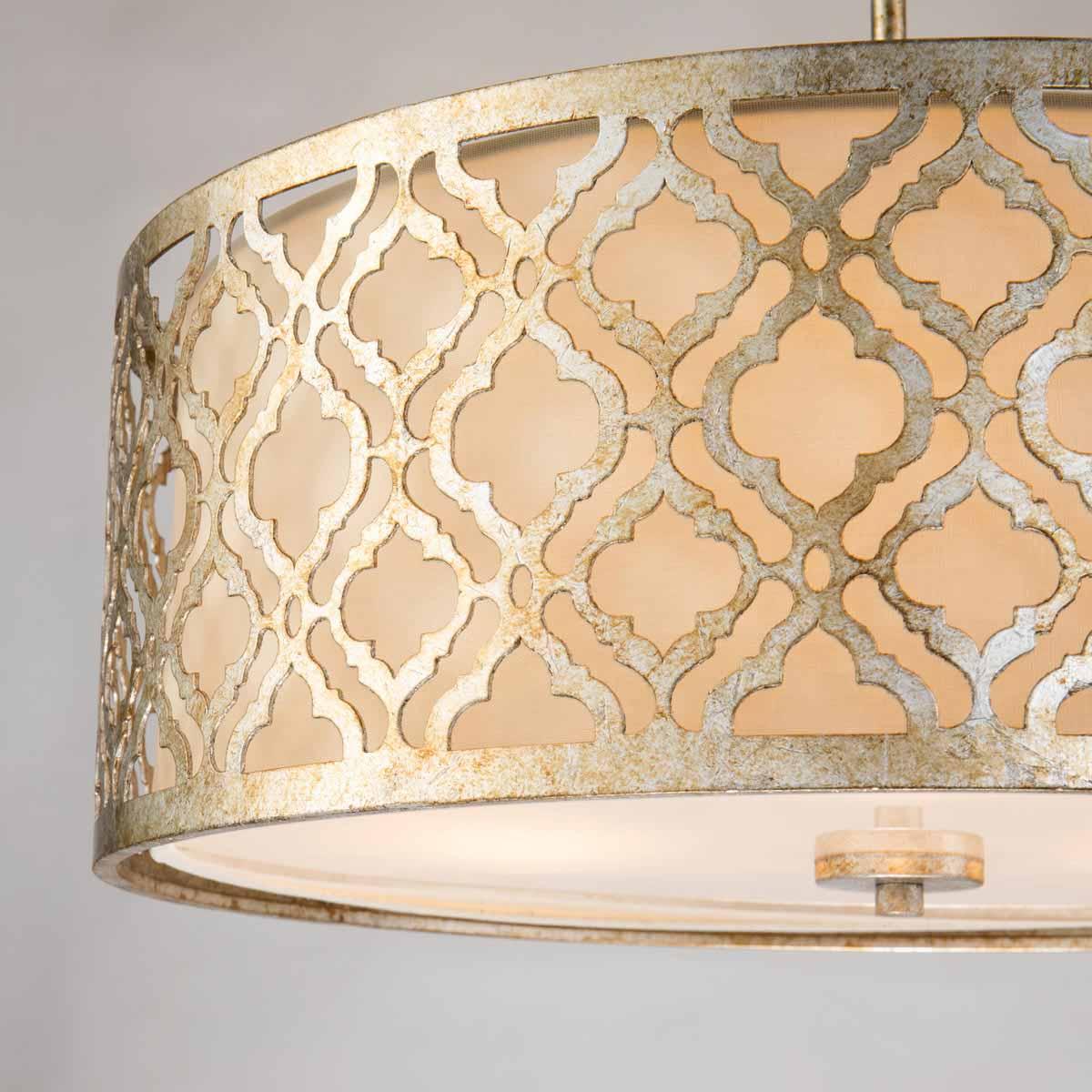 Elstead Lighting - GN-ARABELLA-P-L - Gilded Nola Pendant from the Arabella range. Arabella 3 Light Duo-Mount Large Pendant Product Code = GN-ARABELLA-P-L