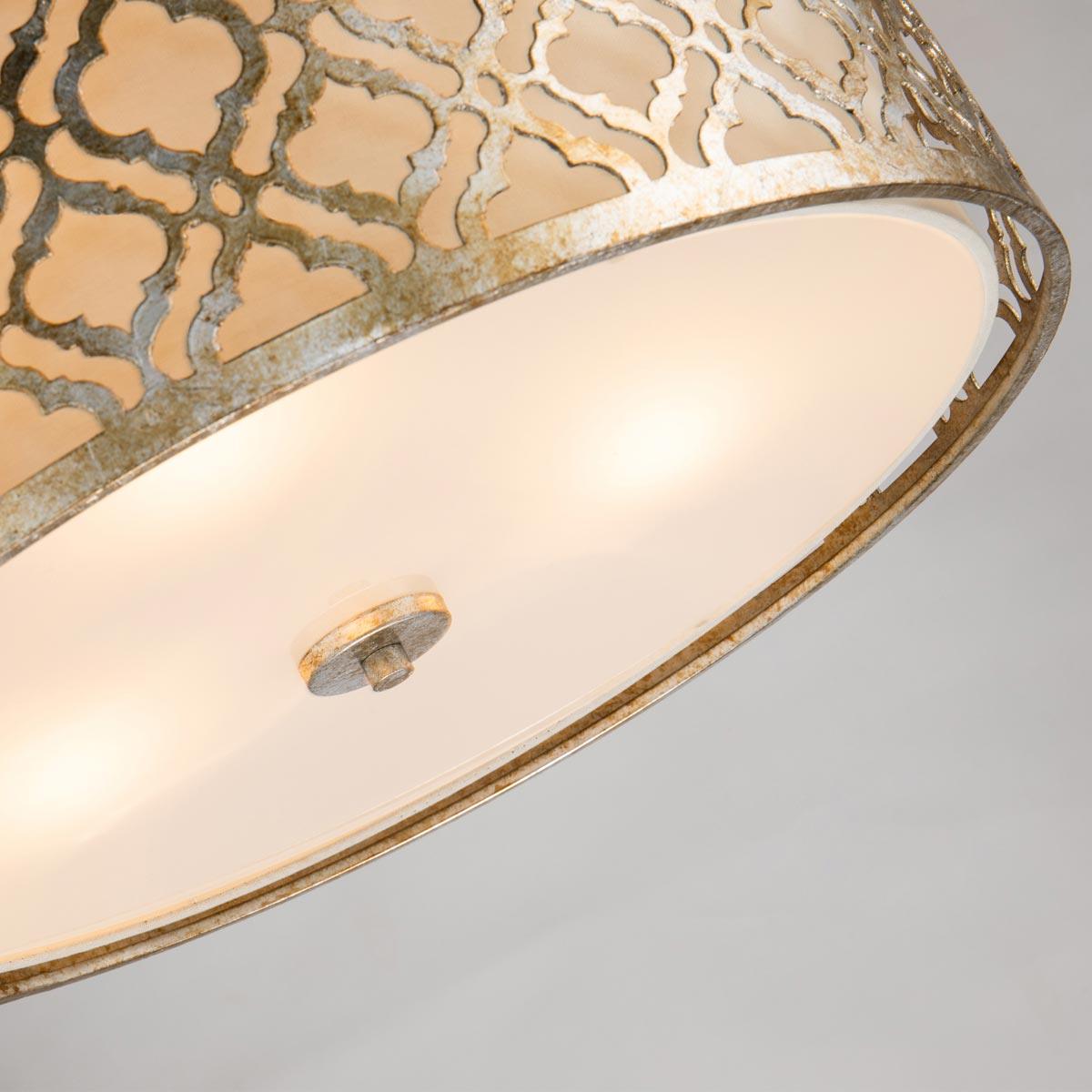 Elstead Lighting - GN-ARABELLA-P-L - Gilded Nola Pendant from the Arabella range. Arabella 3 Light Duo-Mount Large Pendant Product Code = GN-ARABELLA-P-L