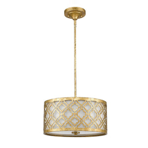 Elstead Lighting - GN-ARABELLA-P-M - Gilded Nola Pendant from the Arabella range. Arabella 2 Light Duo-Mount Medium Pendant Product Code = GN-ARABELLA-P-M