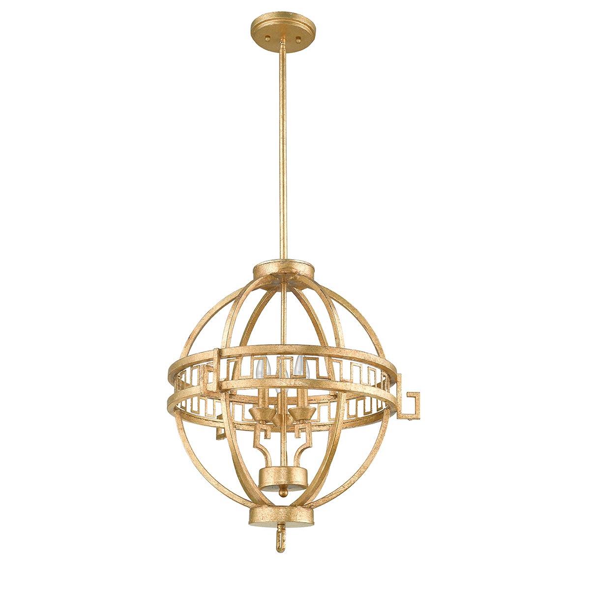 Elstead Lighting - GN-LEMURIA-3P-A - Gilded Nola Pendant from the Lemuria range. Lemuria 3 Light Globe Pendant Product Code = GN-LEMURIA-3P-A