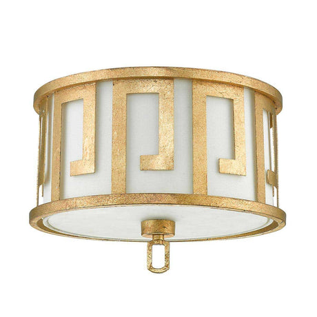 Elstead Lighting - GN-LEMURIA-F - Gilded Nola Ceiling Flush from the Lemuria range. Lemuria 2 Light Flush Product Code = GN-LEMURIA-F