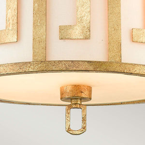 Elstead Lighting - GN-LEMURIA-F - Gilded Nola Ceiling Flush from the Lemuria range. Lemuria 2 Light Flush Product Code = GN-LEMURIA-F