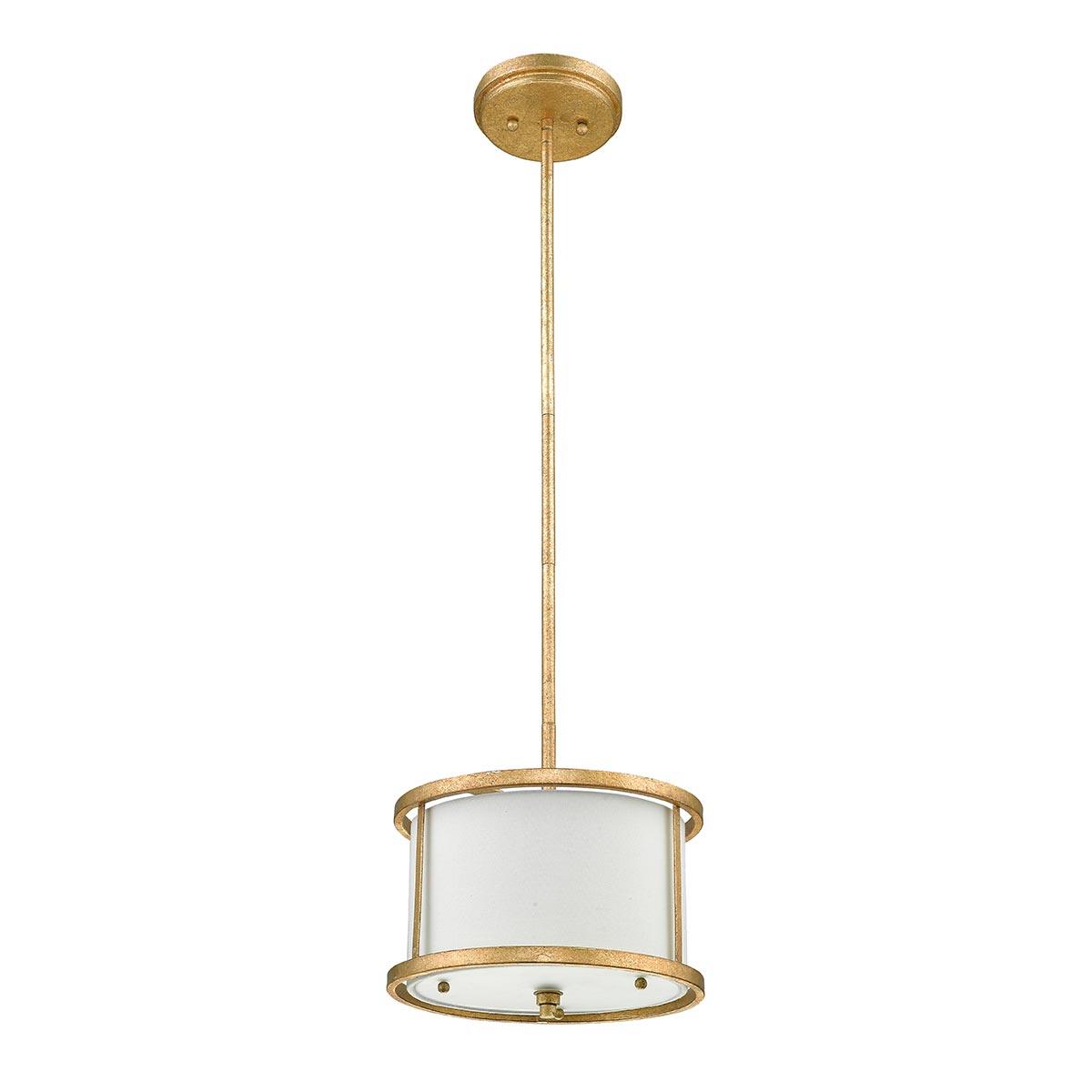 Elstead Lighting - GN-LEMURIA-MP - Gilded Nola Pendant from the Lemuria range. Lemuria 1 Light Duo-Mount Mini Pendant Product Code = GN-LEMURIA-MP