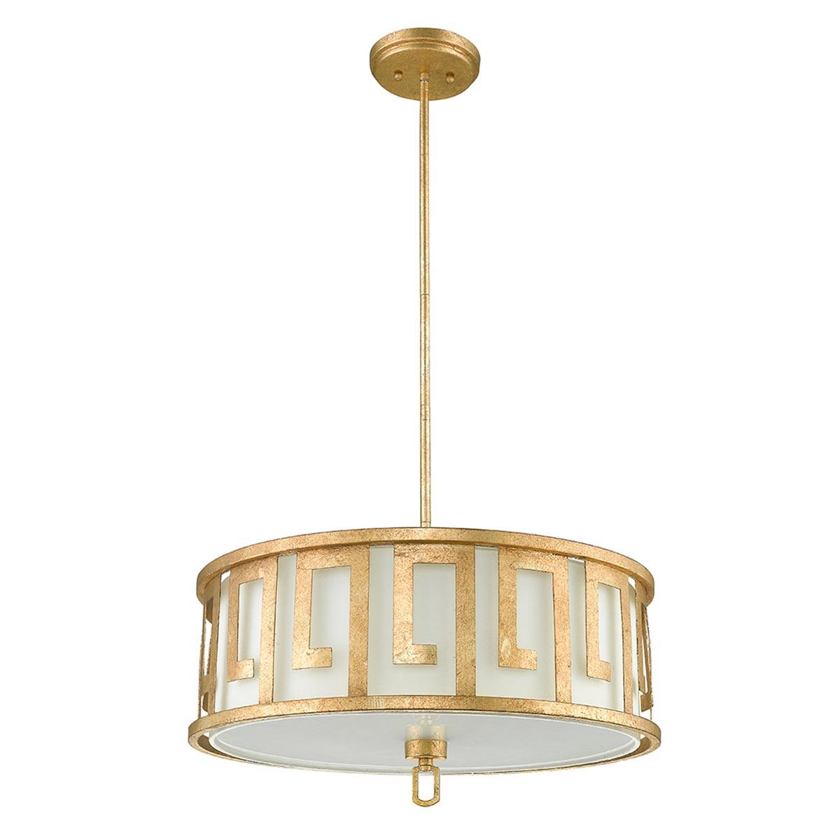 Elstead Lighting - GN-LEMURIA-P-L - Gilded Nola Pendant from the Lemuria range. Lemuria 3 Light Duo-Mount Large Pendant Product Code = GN-LEMURIA-P-L