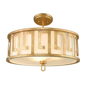 Elstead Lighting - GN-LEMURIA-P-L - Gilded Nola Pendant from the Lemuria range. Lemuria 3 Light Duo-Mount Large Pendant Product Code = GN-LEMURIA-P-L