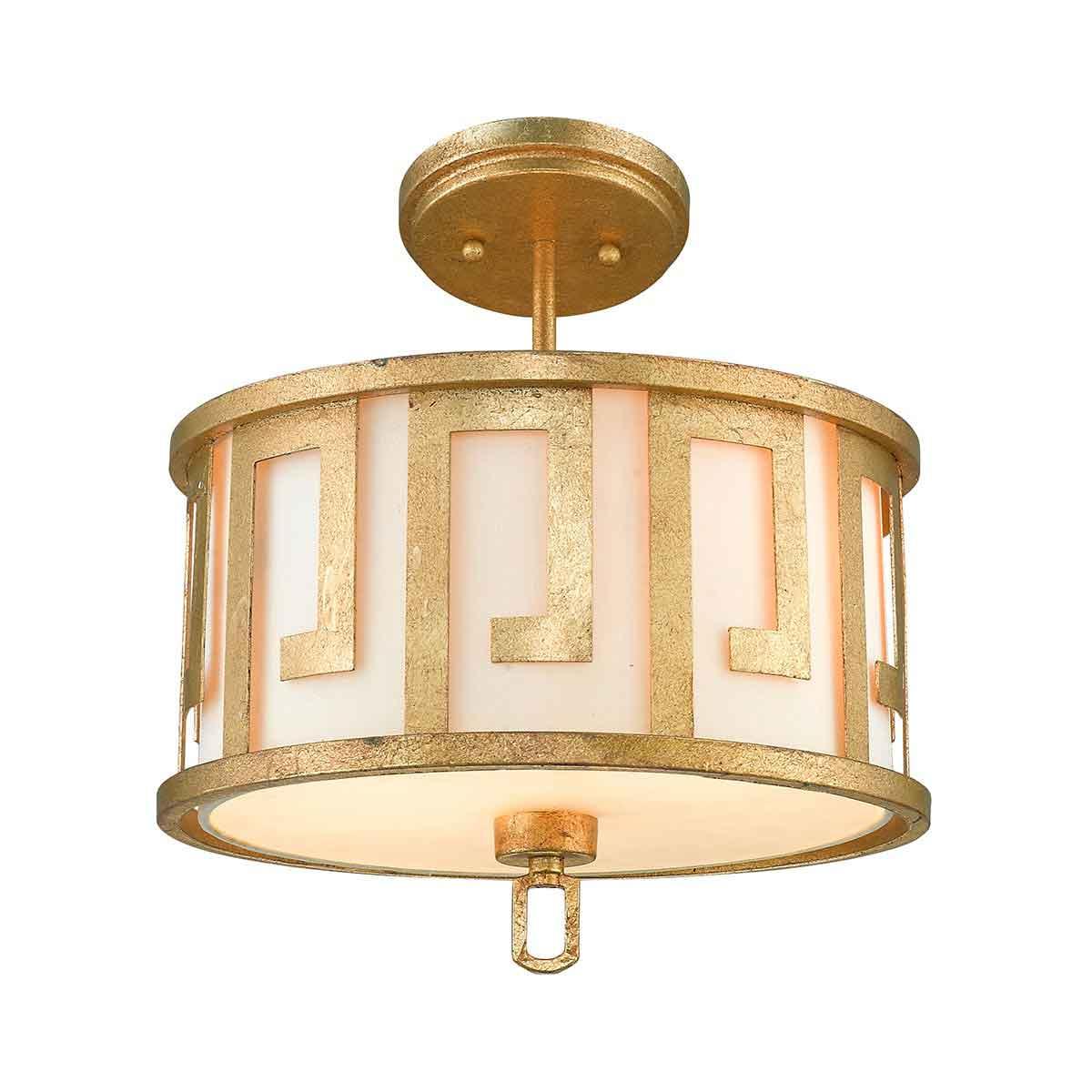 Elstead Lighting - GN-LEMURIA-P-M - Gilded Nola Pendant from the Lemuria range. Lemuria 2 Light Medium Pendant Product Code = GN-LEMURIA-P-M