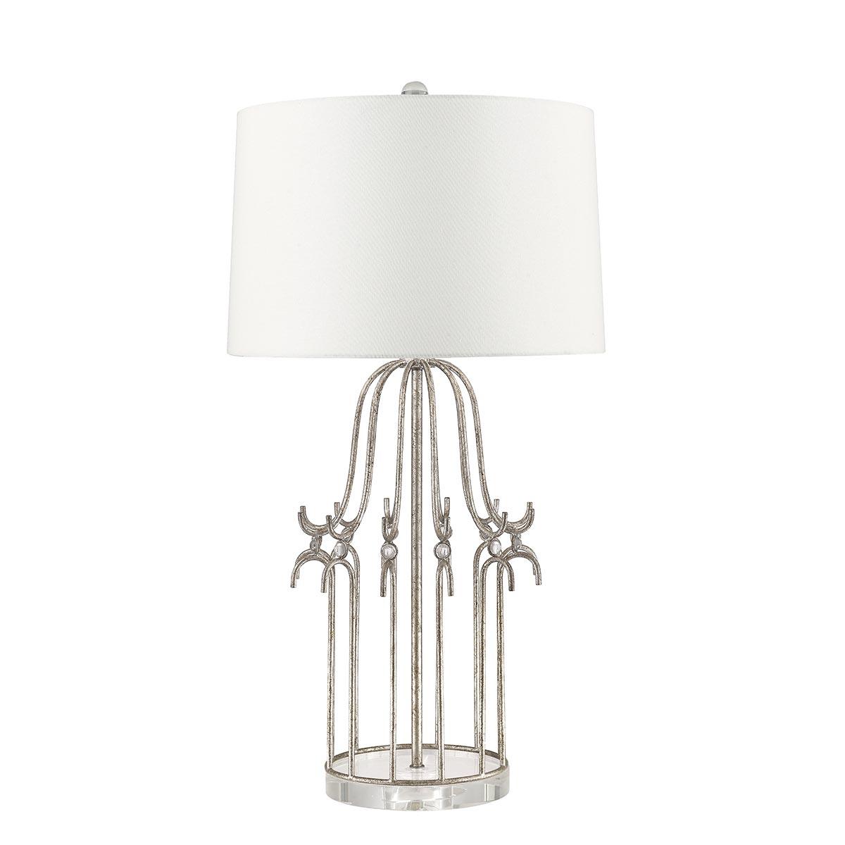 Elstead Lighting - GN-STELLA-TL-SV - Gilded Nola Table Lamp from the Stella range. Stella 1 Light Table Lamp - Distressed Silver Product Code = GN-STELLA-TL-SV