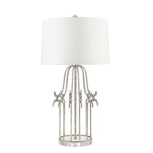 Elstead Lighting - GN-STELLA-TL-SV - Gilded Nola Table Lamp from the Stella range. Stella 1 Light Table Lamp - Distressed Silver Product Code = GN-STELLA-TL-SV