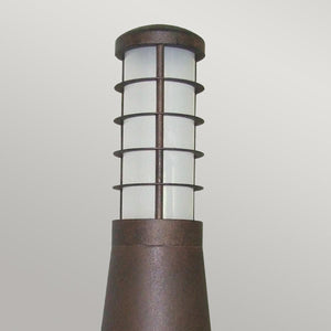 Elstead Lighting - GZ-BETA6 - Garden Zone Bollard from the Beta range. Beta Aluminium 4-Ring Bollard - Iron Product Code = GZ-BETA6