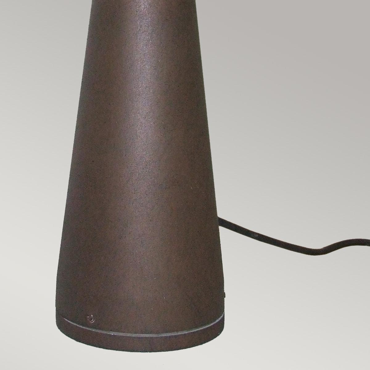 Elstead Lighting - GZ-BETA6 - Garden Zone Bollard from the Beta range. Beta Aluminium 4-Ring Bollard - Iron Product Code = GZ-BETA6