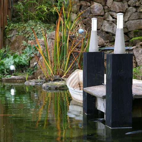 Elstead Lighting - GZ-BETA7 - Garden Zone Bollard from the Beta range. Beta Aluminium Plain Bollard - Silver Product Code = GZ-BETA7