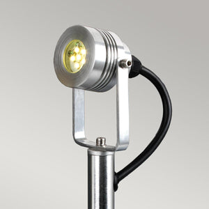 Elstead Lighting - GZCC-SPENNYMOOR-1P - Garden Zone Spot Lights from the Spennymoor range. Spennymoor 1 x 12V Spotlight and Pole with 1m cable Product Code = GZCC-SPENNYMOOR-1P