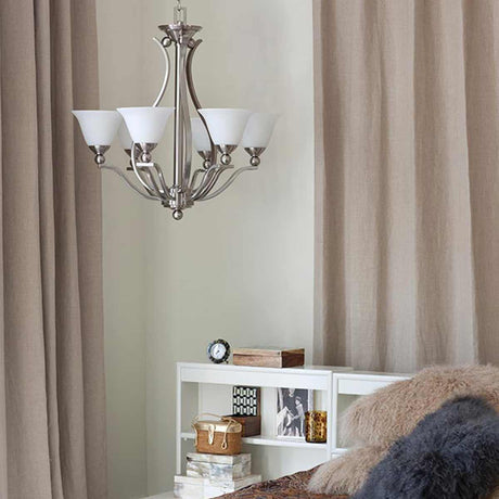 Elstead Lighting - HK-BOLLA5 - Hinkley Chandelier from the Bolla range. Bolla 5 Light Chandelier Product Code = HK-BOLLA5