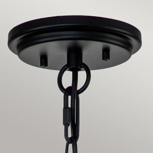 Elstead Lighting - HK-HUNTERSFIELD8-S-BK - Hinkley Outdoor Hanging from the Huntersfield range. Huntersfield 1 Light Small Chain Lantern Product Code = HK-HUNTERSFIELD8-S-BK