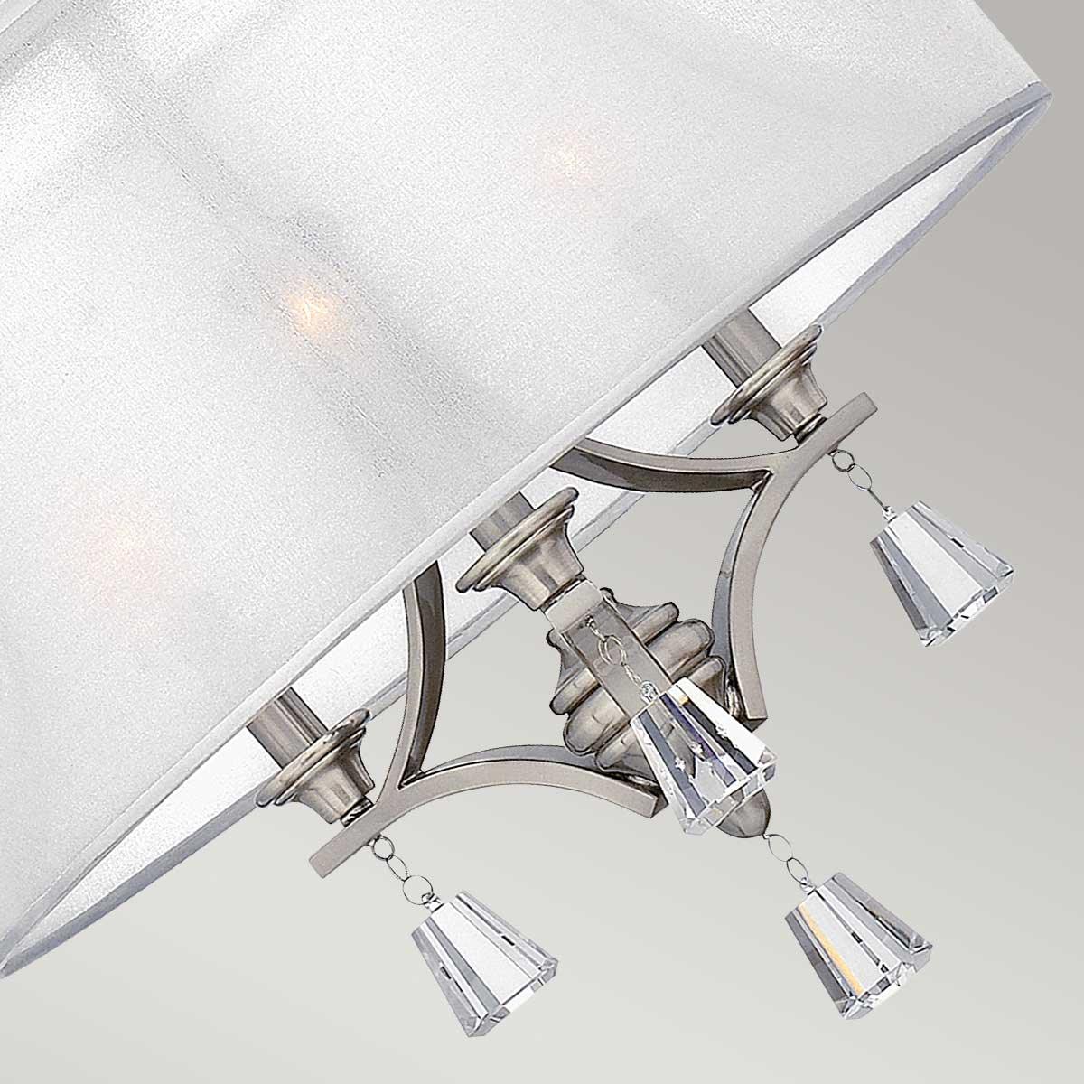 Elstead Lighting - HK-MIME-3P - Hinkley Chandelier from the Mime range. Mime 3 Light Pendant Chandelier Product Code = HK-MIME-3P