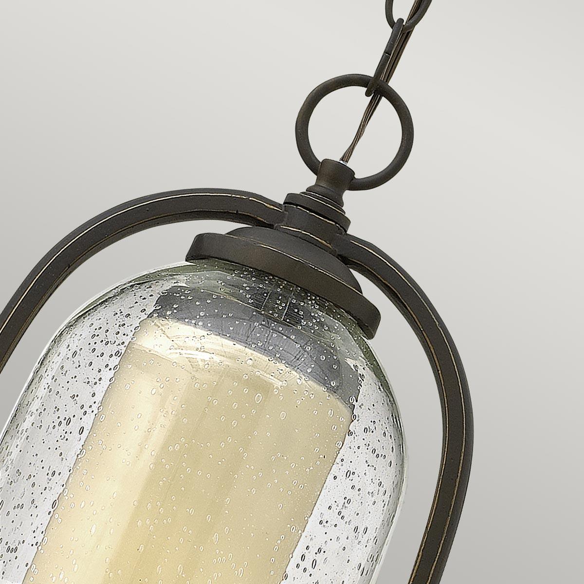 Elstead Lighting - HK-QUINCY8-M - Hinkley Outdoor Hanging from the Quincy range. Quincy 1 Light Medium Chain Lantern Product Code = HK-QUINCY8-M