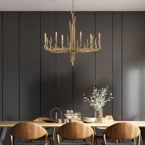 Elstead Lighting - HK-SPYRE6C-CPG - Hinkley Chandelier from the Spyre range. Spyre 6 Light Chandelier Product Code = HK-SPYRE6C-CPG