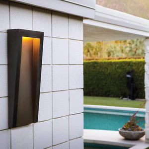 Elstead Lighting - HK-TAPER-L-TBK - Hinkley Outdoor Wall Light from the Taper range. Taper LED Wall Lantern Product Code = HK-TAPER-L-TBK