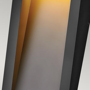 Elstead Lighting - HK-TAPER-M-TBK - Hinkley Outdoor Wall Light from the Taper range. Taper LED Wall Lantern Product Code = HK-TAPER-M-TBK