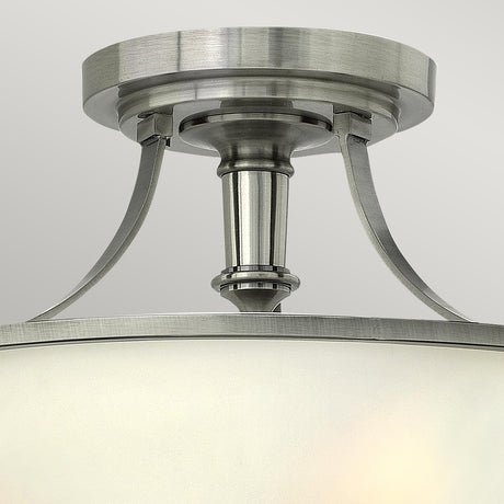 Elstead Lighting - HK-TRUMAN-SF - Hinkley Ceiling Semi-Flush from the Truman range. Truman 3 Light Semi-Flush Product Code = HK-TRUMAN-SF