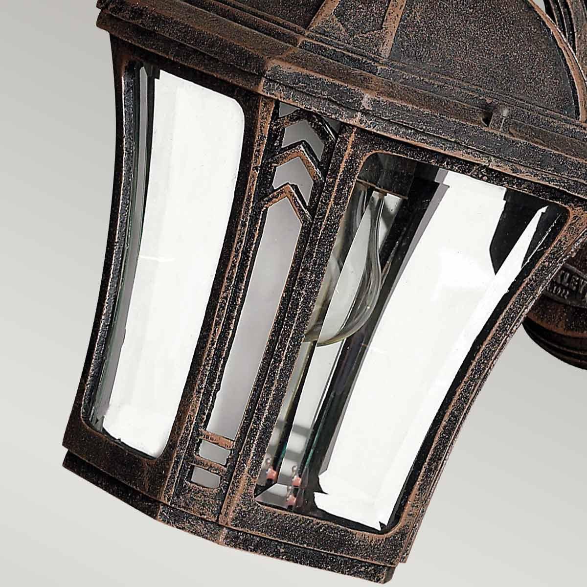 Elstead Lighting - HK-WABASH2-S - Hinkley Outdoor Wall Light from the Wabash range. Wabash 1 Light Small Wall Lantern Product Code = HK-WABASH2-S