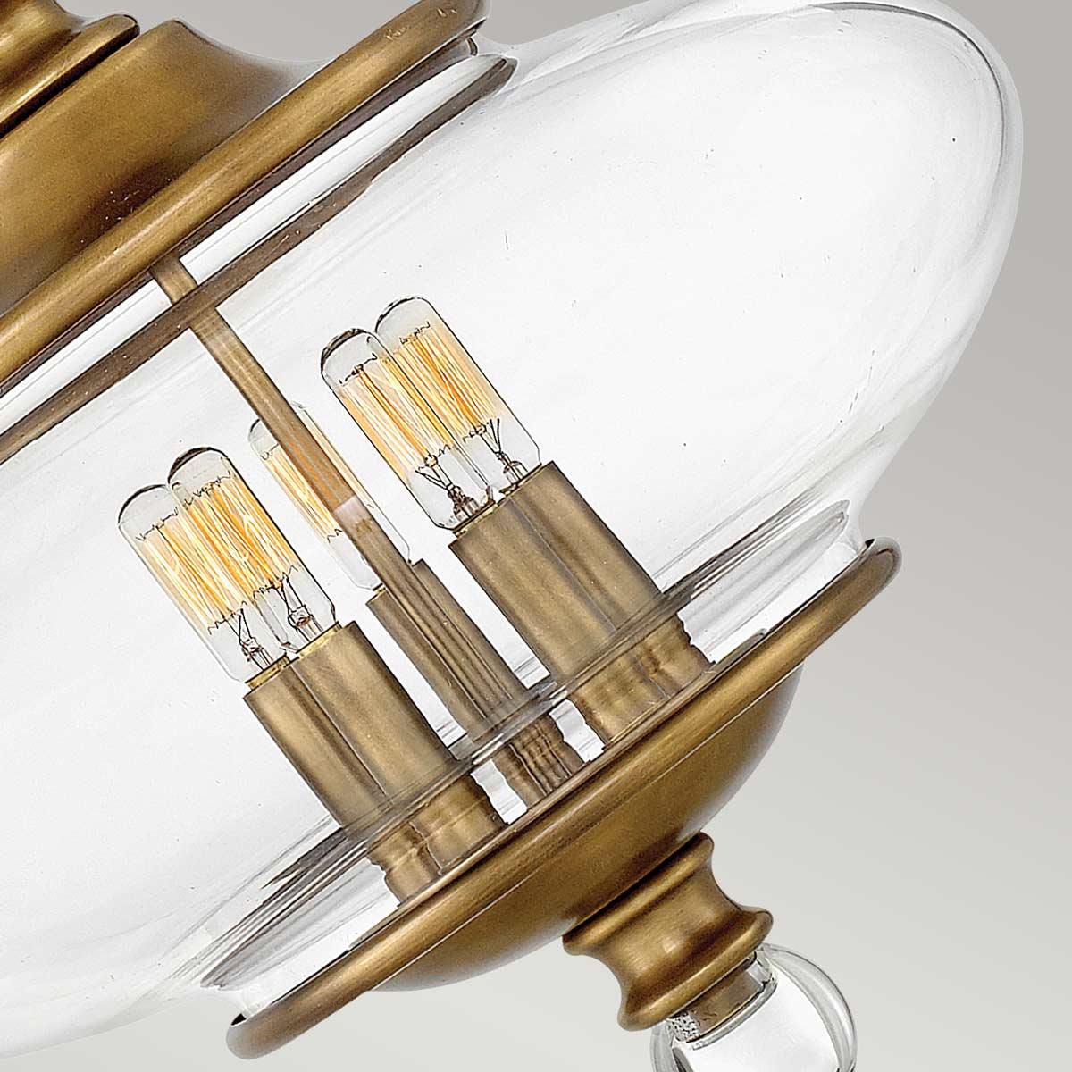 Elstead Lighting - HK-WEXLEY-5P-HB - Hinkley Pendant from the Wexley range. Wexley 5 Light Pendant Product Code = HK-WEXLEY-5P-HB