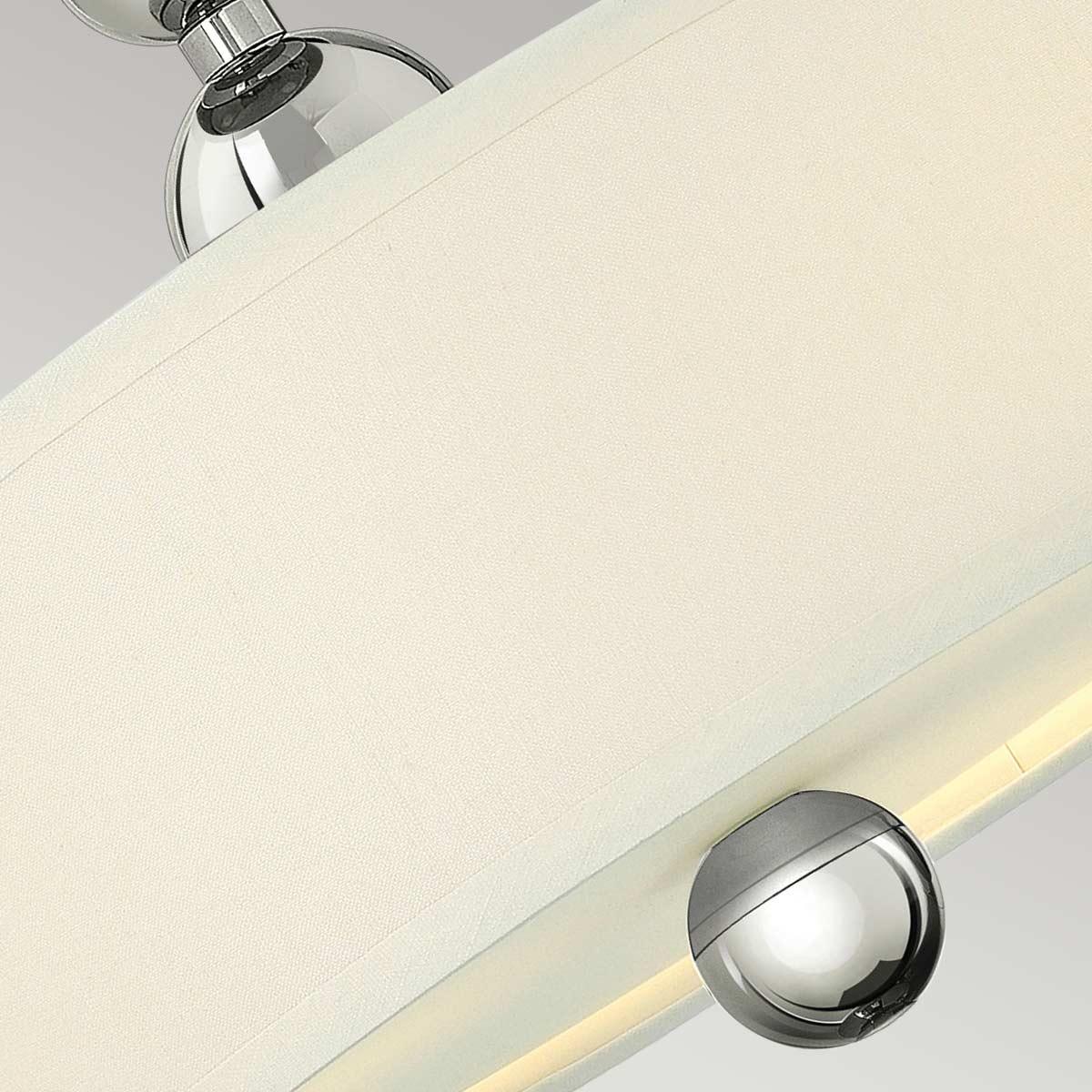 Elstead Lighting - HK-ZELDA-SF-PN - Hinkley Ceiling Semi-Flush from the Zelda range. Zelda 3 Light Semi-Flush Product Code = HK-ZELDA-SF-PN