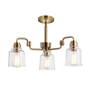 Elstead Lighting - KL-AIVIAN3-WBR - Kichler Chandelier from the Aivian range. Aivian 3 Light Chandelier Product Code = KL-AIVIAN3-WBR