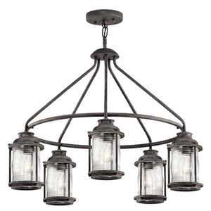 Elstead Lighting - KL-ASHLANDBAY-5P - Kichler Chandelier from the Ashland Bay range. Ashland Bay 5 Light Outdoor Chandelier Product Code = KL-ASHLANDBAY-5P