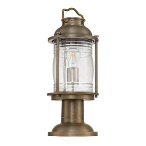 Elstead Lighting - KL-ASHLANDBAY3-M-BU - Kichler Pedestal Lantern from the Ashland Bay range. Ashland Bay 1 Light Medium Pedestal Lantern Product Code = KL-ASHLANDBAY3-M-BU