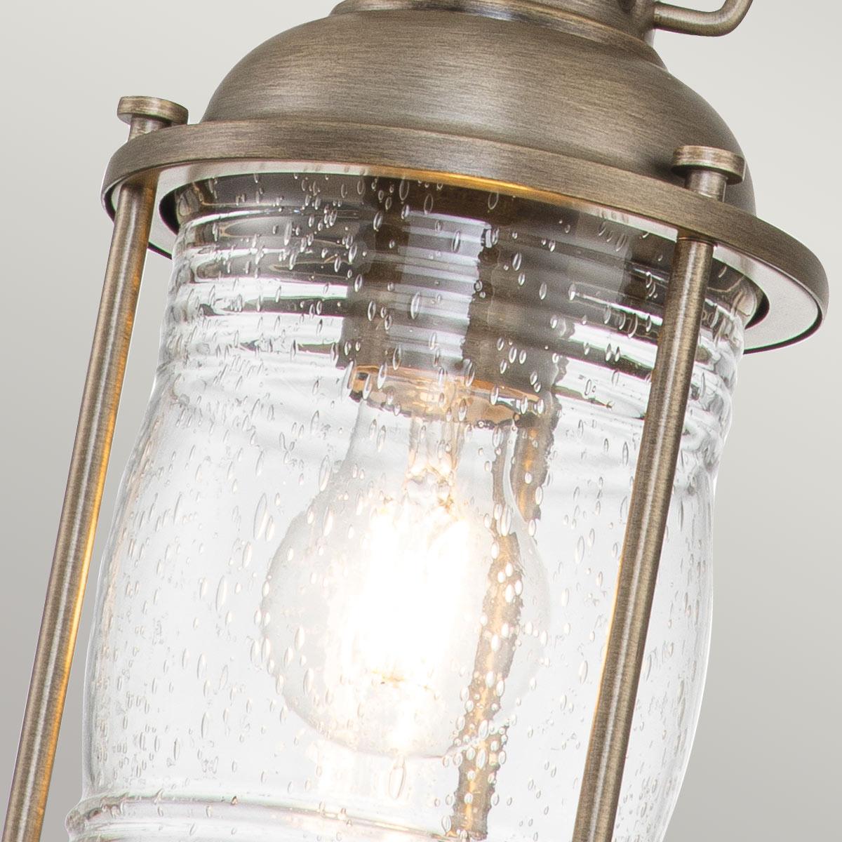 Elstead Lighting - KL-ASHLANDBAY8-S-BU - Kichler Outdoor Hanging from the Ashland Bay range. Ashland Bay 1 Light Small Chain Lantern Product Code = KL-ASHLANDBAY8-S-BU