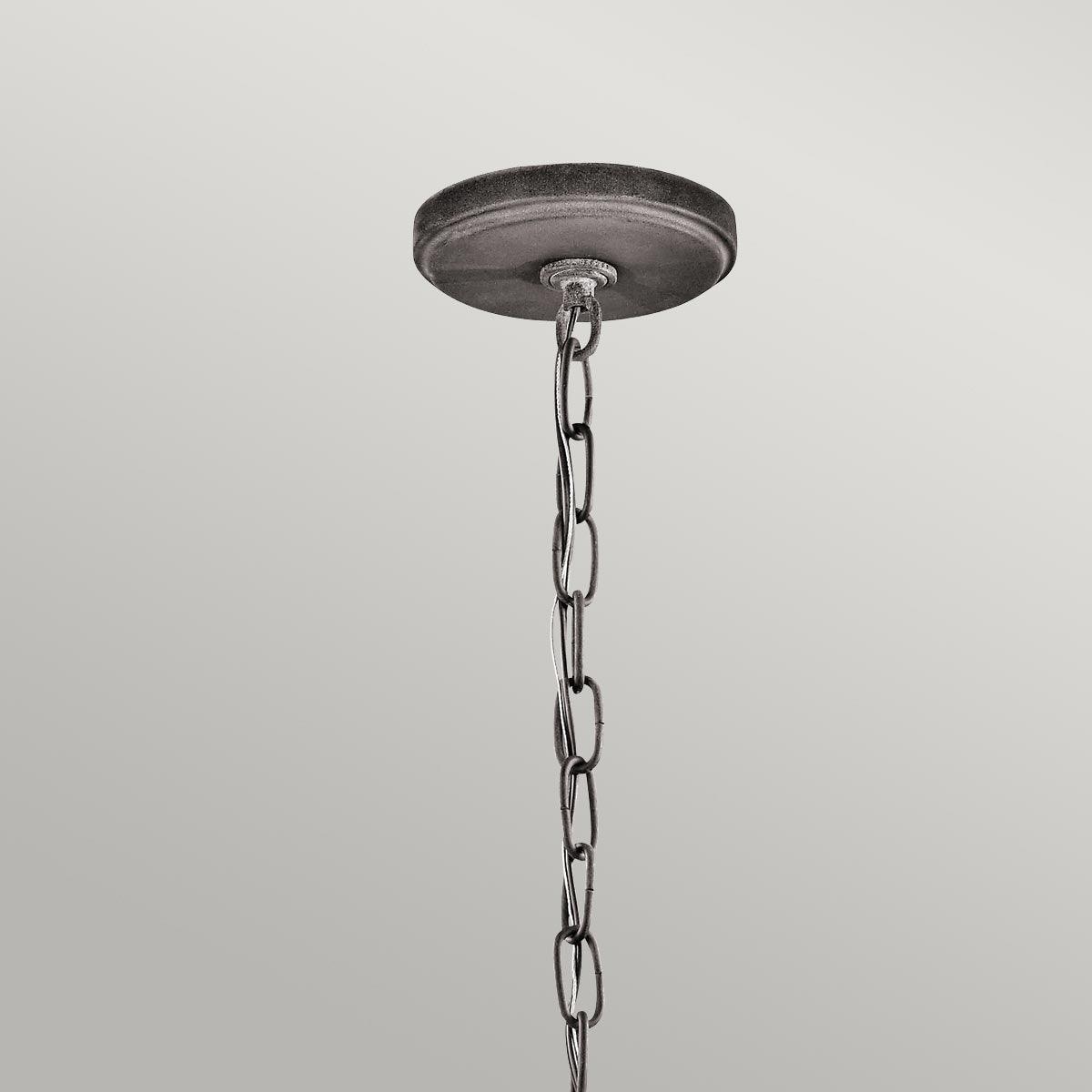 Elstead Lighting - KL-ASHLANDBAY8-S - Kichler Outdoor Hanging from the Ashland Bay range. Ashland Bay 1 Light Small Chain Lantern Product Code = KL-ASHLANDBAY8-S