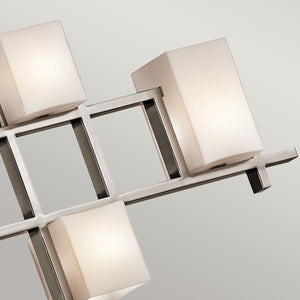 Elstead Lighting - KL-CITY-LIGHTS7B - Kichler Chandelier from the City Lights range. City Lights 7 Light Linear Chandelier Product Code = KL-CITY-LIGHTS7B