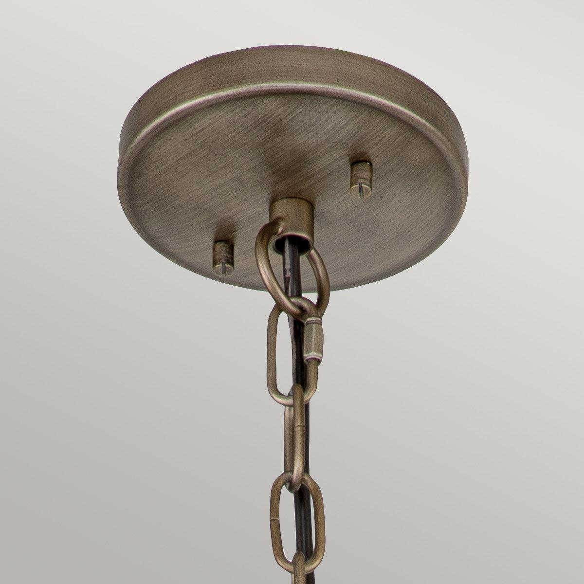 Elstead Lighting - KL-HALLERON-8M-BU - Kichler Outdoor Hanging from the Halleron range. Halleron 3 Light Chain Lantern Product Code = KL-HALLERON-8M-BU