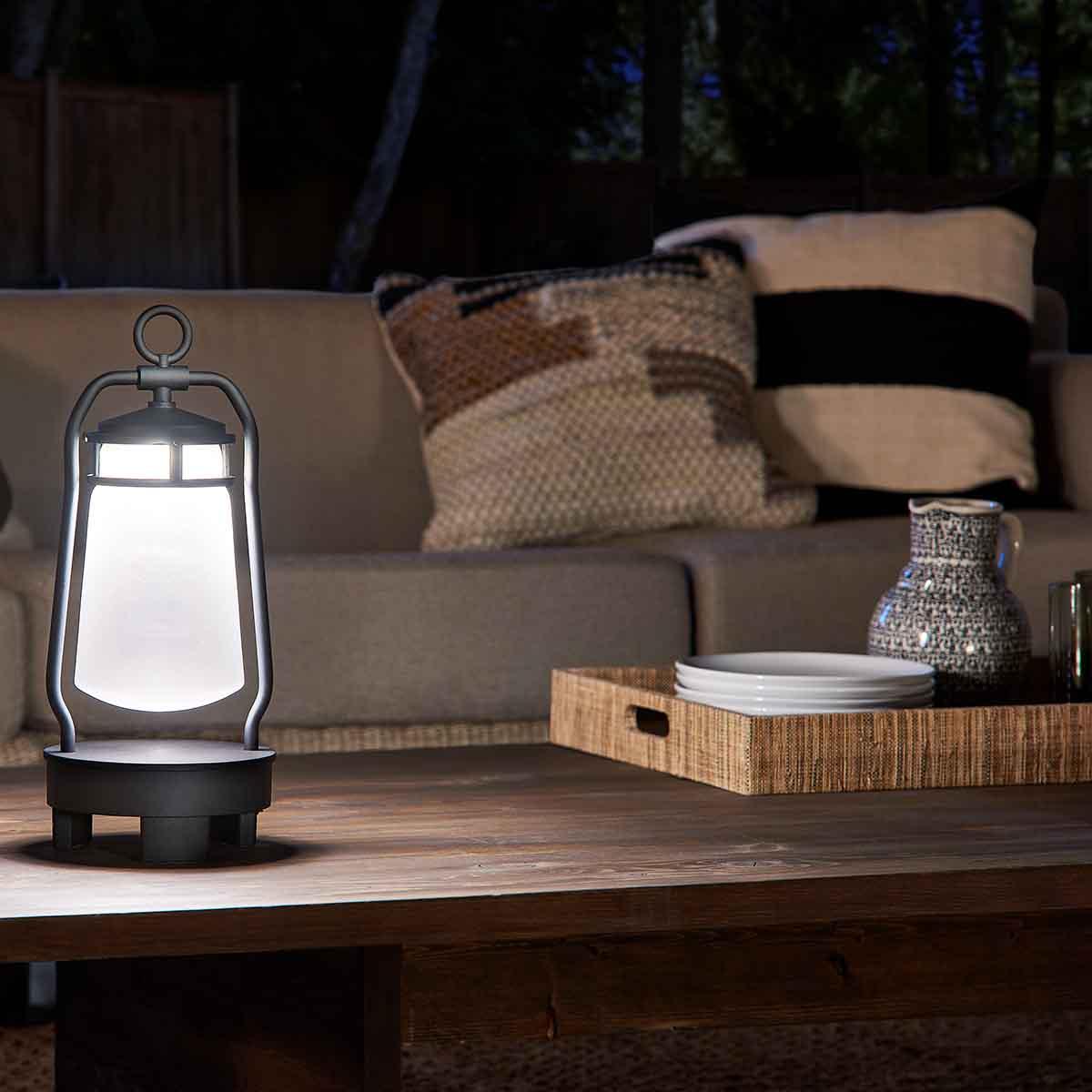 Elstead Lighting - KL-LYNDON-BT-A-BK - Bluetooth Lantern