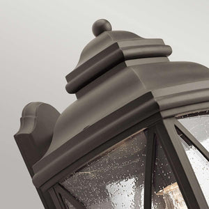 Elstead Lighting - KL-TANGIER2-L - Kichler Outdoor Wall Light from the Tangier range. Tangier 1 Light Large Wall Lantern Product Code = KL-TANGIER2-L