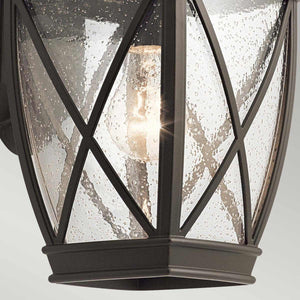 Elstead Lighting - KL-TANGIER2-M - Kichler Outdoor Wall Light from the Tangier range. Tangier 1 Light Medium Wall Lantern Product Code = KL-TANGIER2-M