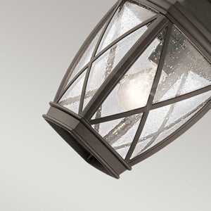 Elstead Lighting - KL-TANGIER8-M - Kichler Outdoor Hanging from the Tangier range. Tangier 1 Light Medium 7.5" Chain Lantern Product Code = KL-TANGIER8-M