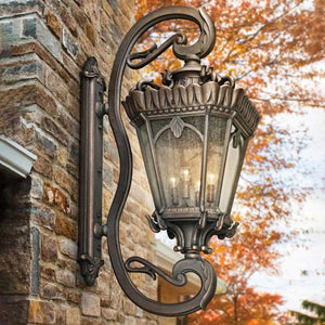 Elstead Lighting - KL-TOURNAI1G-XL - Kichler Outdoor Wall Light from the Tournai range. Tournai 4 Light Grand Extra Large Wall Lantern Product Code = KL-TOURNAI1G-XL