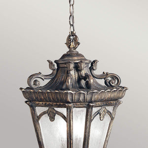 Elstead Lighting - KL-TOURNAI8-XL - Kichler Outdoor Hanging from the Tournai range. Tournai 3 Light Extra Large Chain Lantern Product Code = KL-TOURNAI8-XL