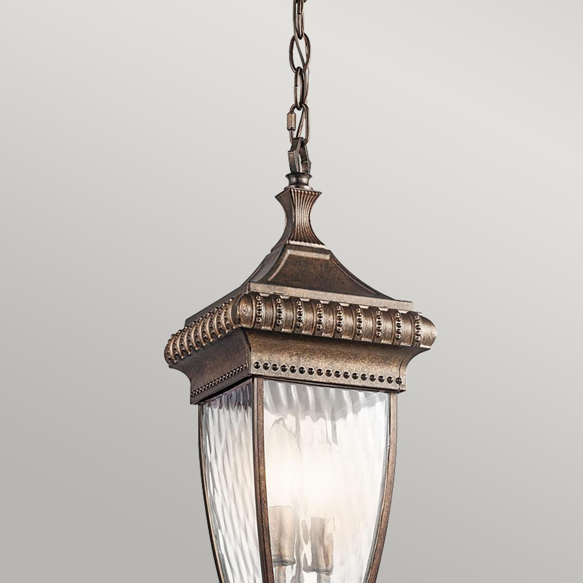 Elstead Lighting - KL-VENETIAN8-M - Kichler Outdoor Hanging from the Venetian Rain range. Venetian Rain 2 Light Chain Lantern Product Code = KL-VENETIAN8-M