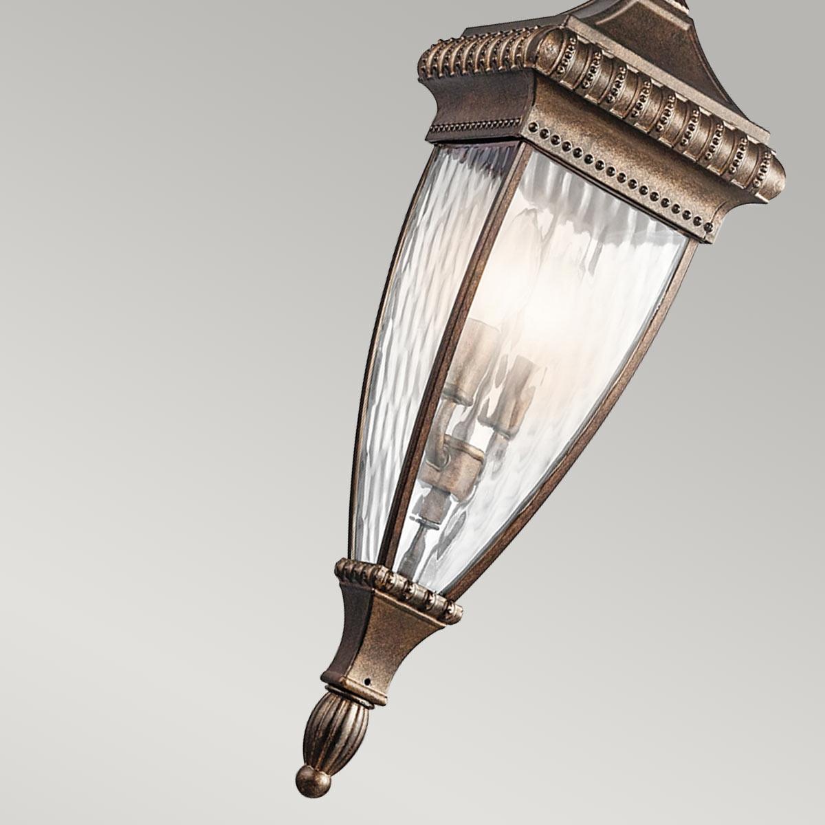 Elstead Lighting - KL-VENETIAN8-M - Kichler Outdoor Hanging from the Venetian Rain range. Venetian Rain 2 Light Chain Lantern Product Code = KL-VENETIAN8-M