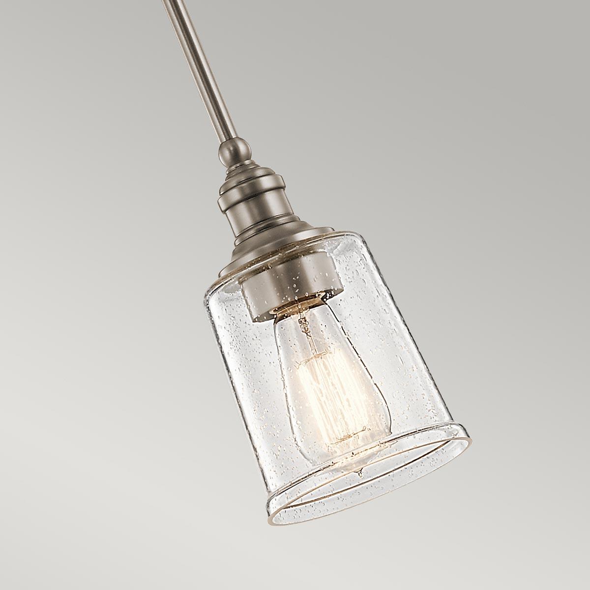 Elstead Lighting - KL-WAVERLY-MP-CLP - Kichler Pendant from the Waverly range. Waverly 1 Light Mini Pendant Product Code = KL-WAVERLY-MP-CLP